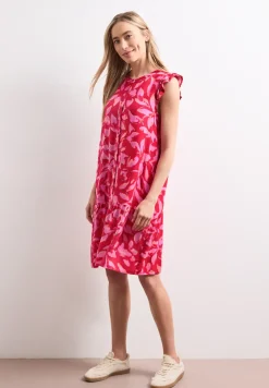 Robe longueur genou avec boutonnage