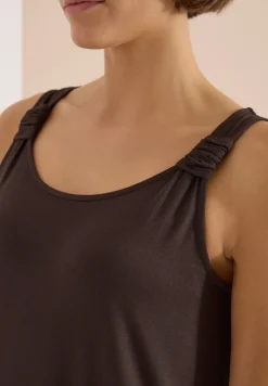 Robe longueur genou avec détail de nœuds