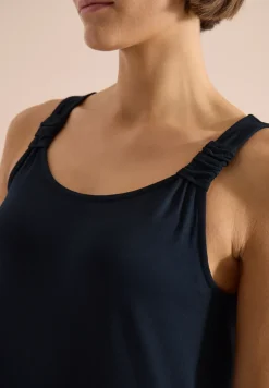 Robe longueur genou avec détail de nœuds