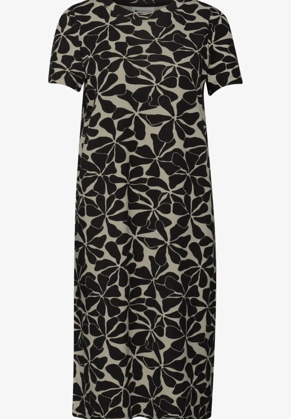Robe longueur genou avec manches bouffantes