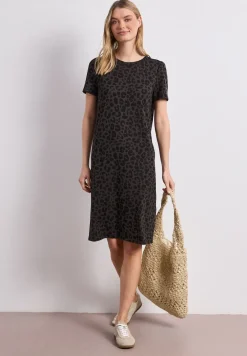Robe longueur genou avec manches bouffantes