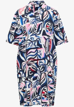 Robe longueur genou avec motif graphique