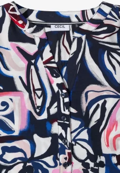 Robe longueur genou avec motif graphique