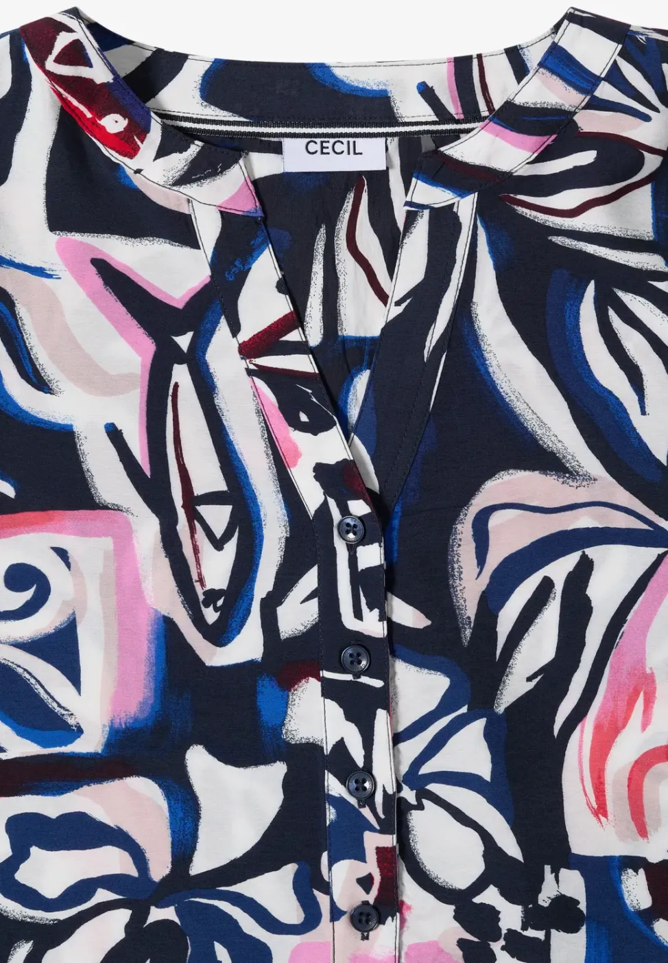 Robe longueur genou avec motif graphique