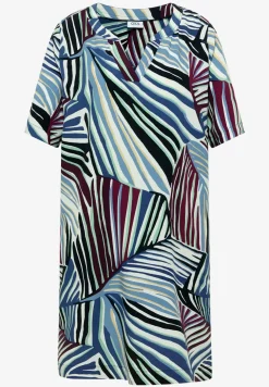 Robe longueur genou avec motif graphique