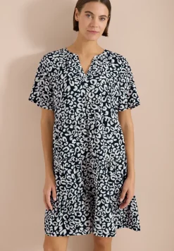 Robe longueur genou effet crêpe