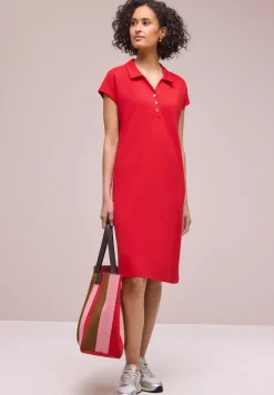 Robe longueur genou en couleur unie