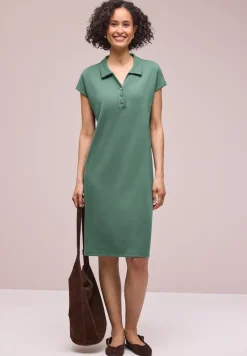 Robe longueur genou en couleur unie