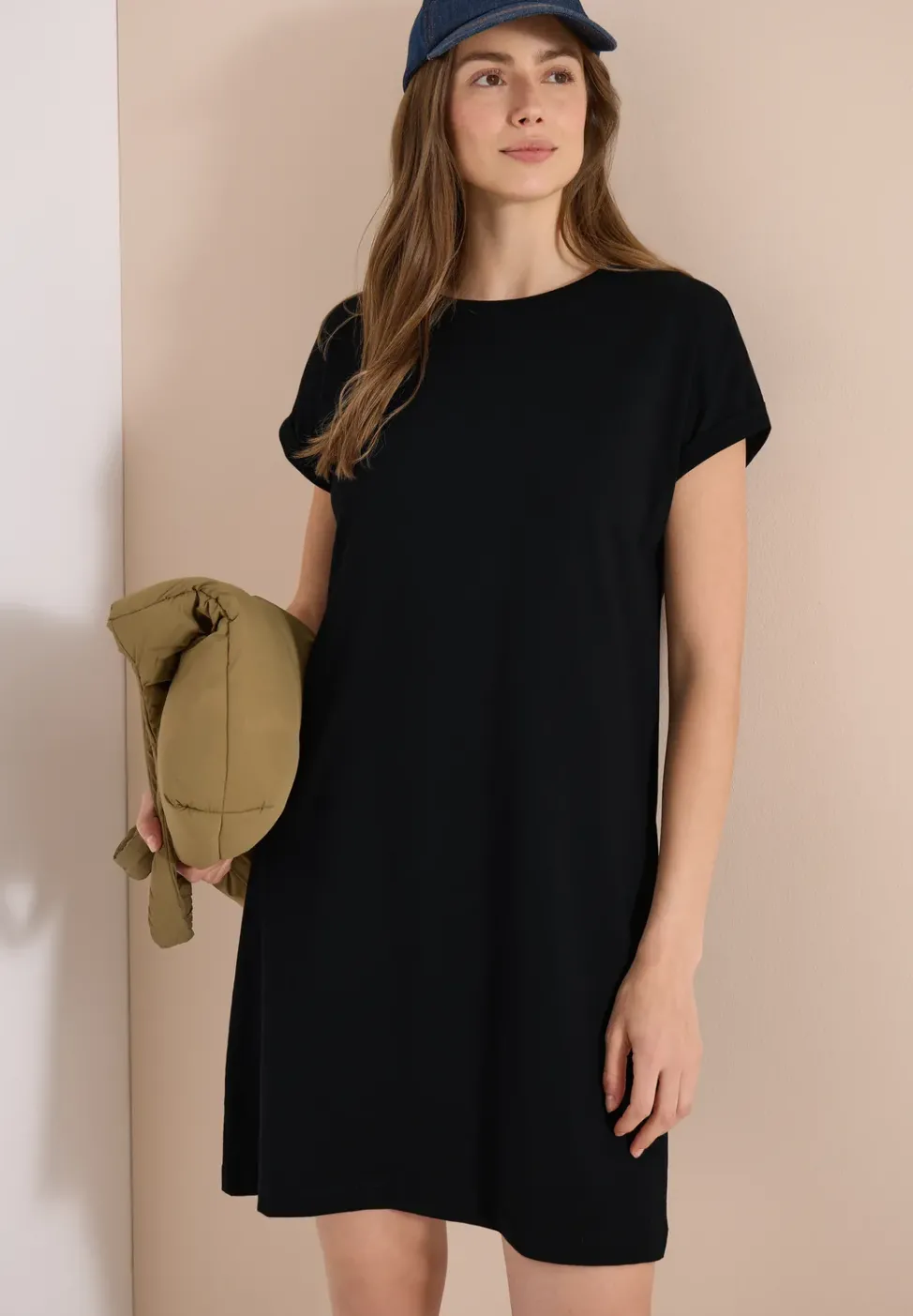 Robe longueur genou en jersey