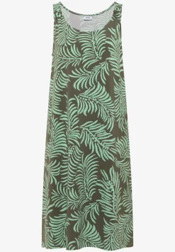 Robe longueur genou en jersey imprimé