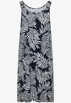 Robe longueur genou en jersey imprimé