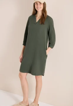 Robe longueur genou en qualité mousseline