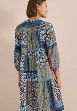 Robe longueur genou en qualité seersucker