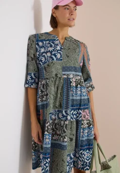 Robe longueur genou en qualité seersucker
