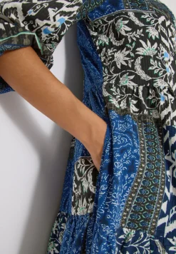 Robe longueur genou en qualité seersucker