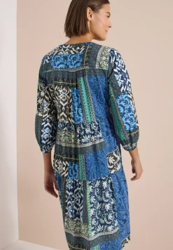 Robe longueur genou en qualité seersucker