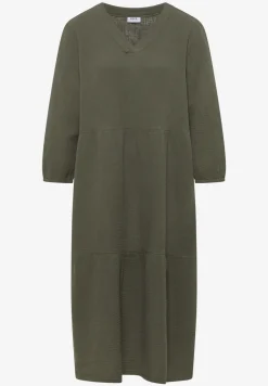 Robe longueur genou en qualité mousseline
