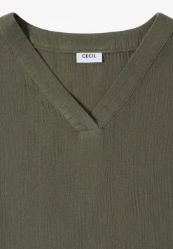 Robe longueur genou en qualité mousseline