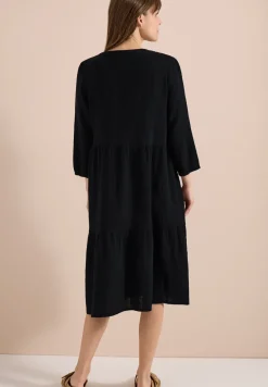 Robe longueur genou en qualité mousseline