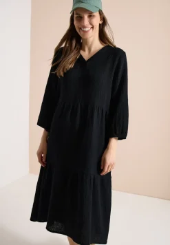 Robe longueur genou en qualité mousseline