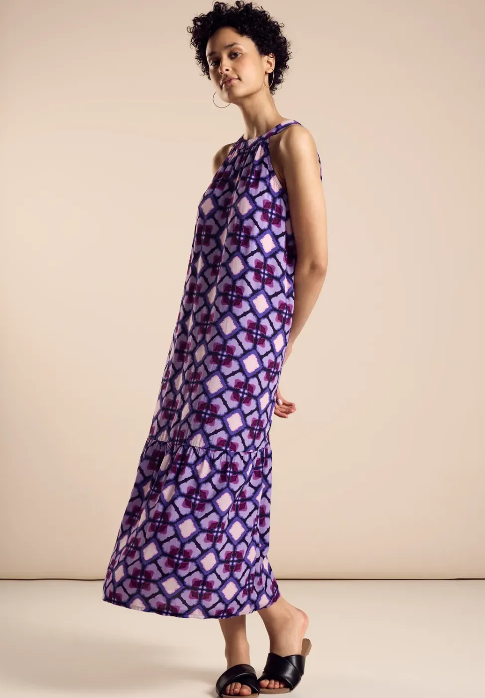 Robe maxi à imprimé