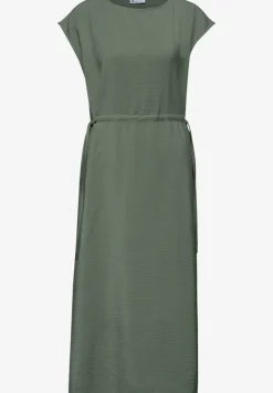 Robe midi avec décolleté U-Boot