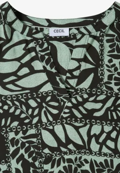 Robe midi avec imprimé patchwork