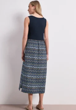 Robe midi avec jupe structurée