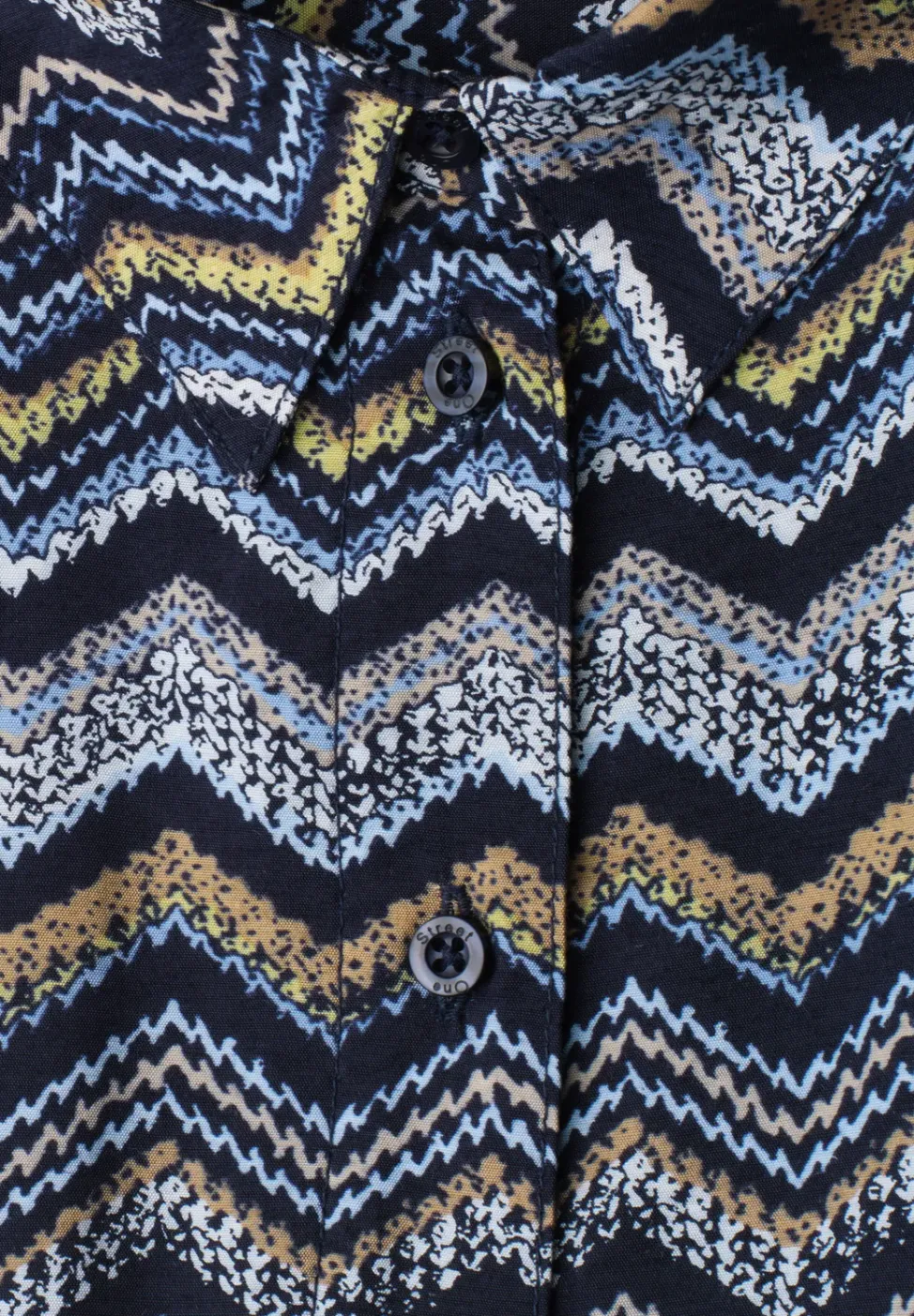 Robe midi avec motif en zigzag