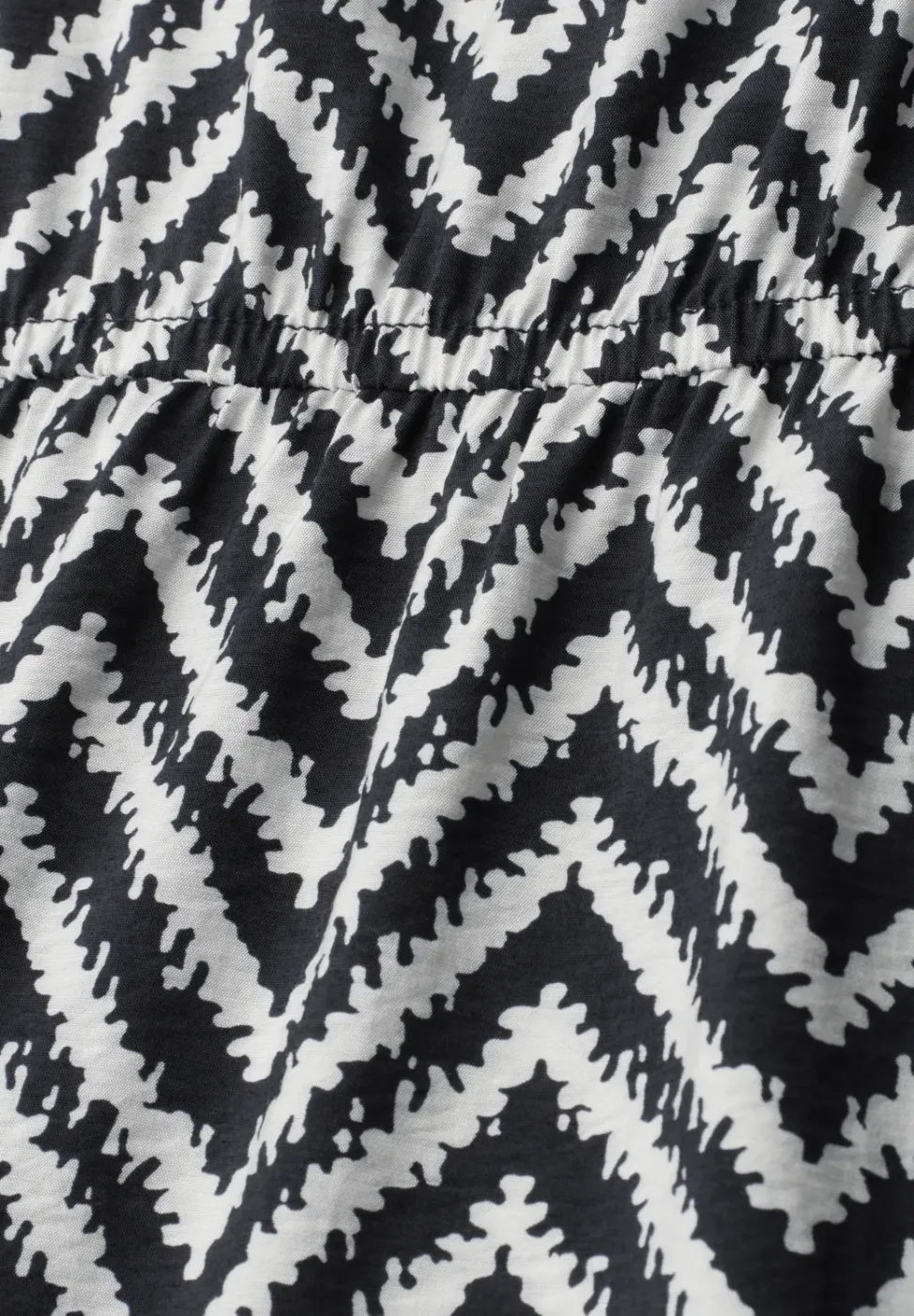 Robe midi avec motif en zigzag