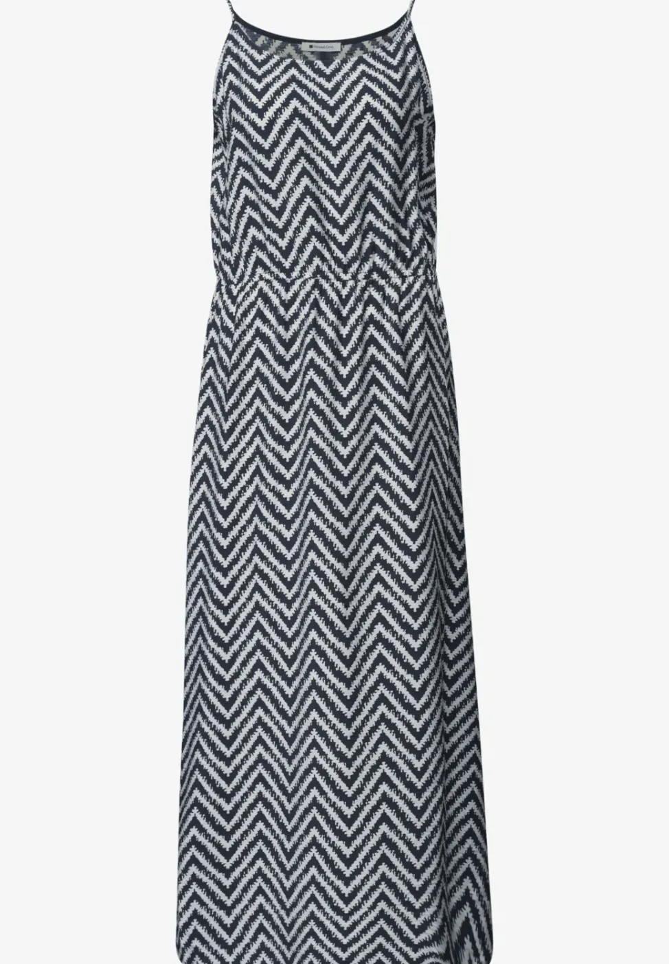 Robe midi avec motif en zigzag