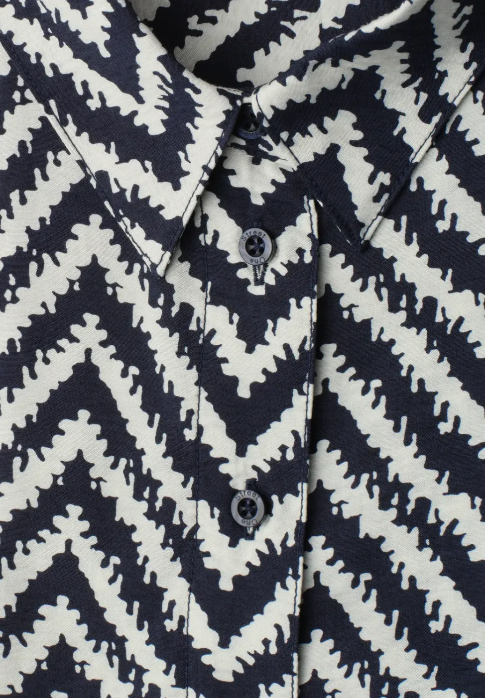 Robe midi avec motif en zigzag