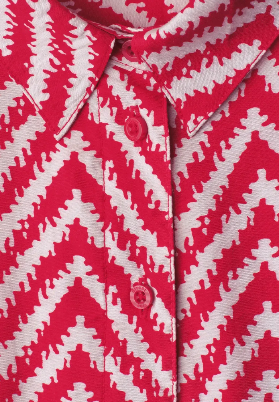 Robe midi avec motif en zigzag