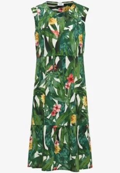 Robe midi avec motif floral