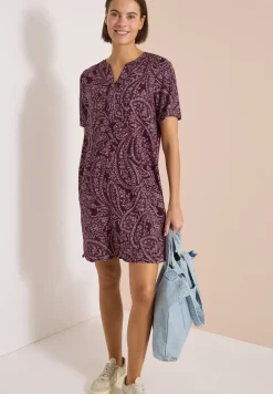 Robe midi imprimée paisley