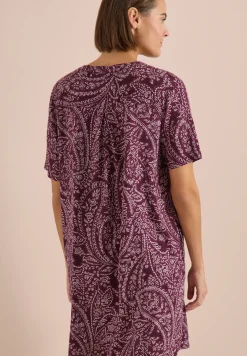 Robe midi imprimée paisley