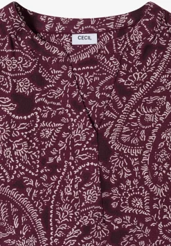 Robe midi imprimée paisley