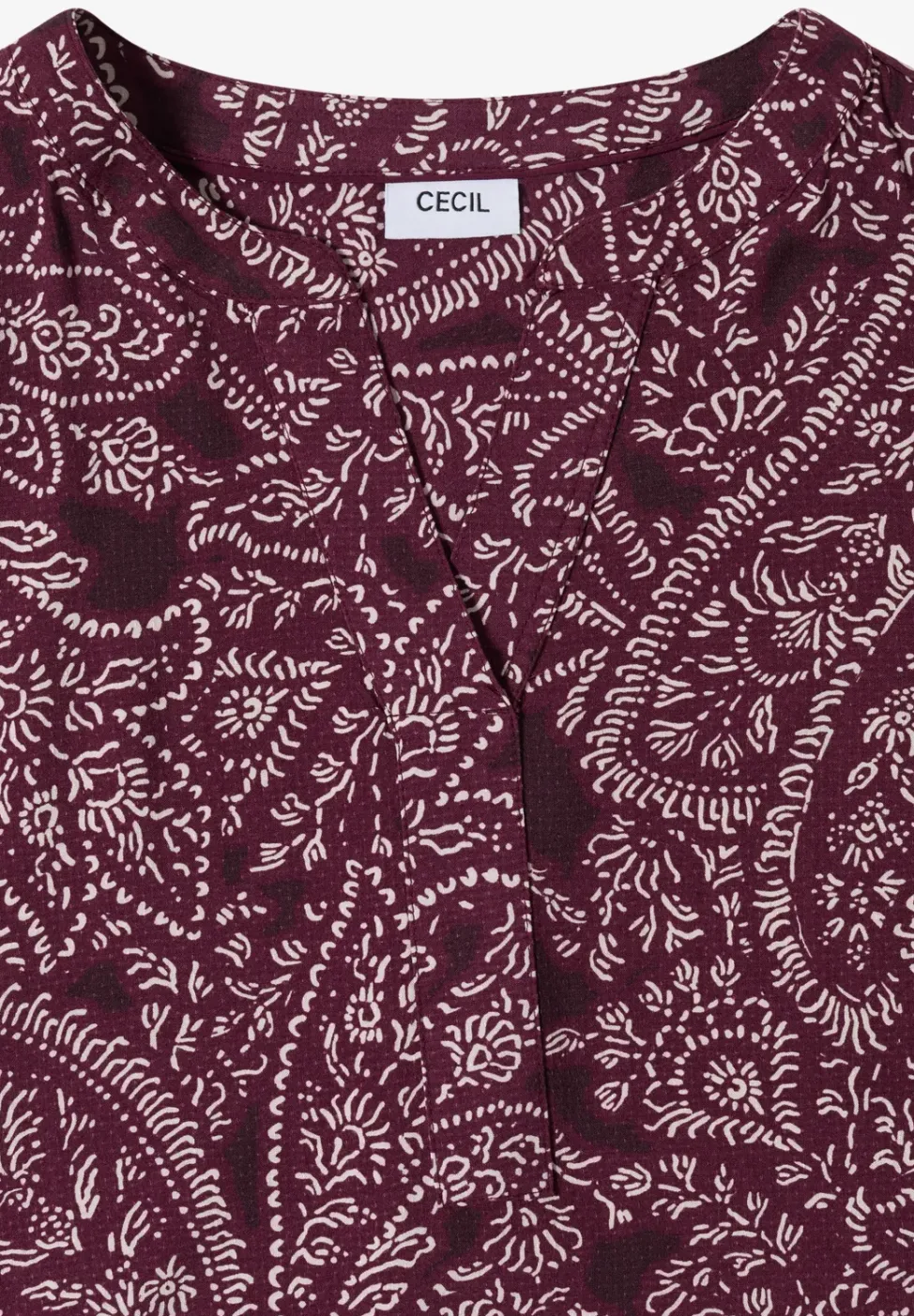Robe midi imprimée paisley