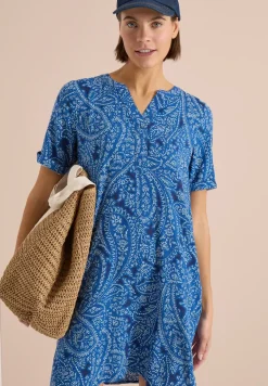 Robe midi imprimée paisley