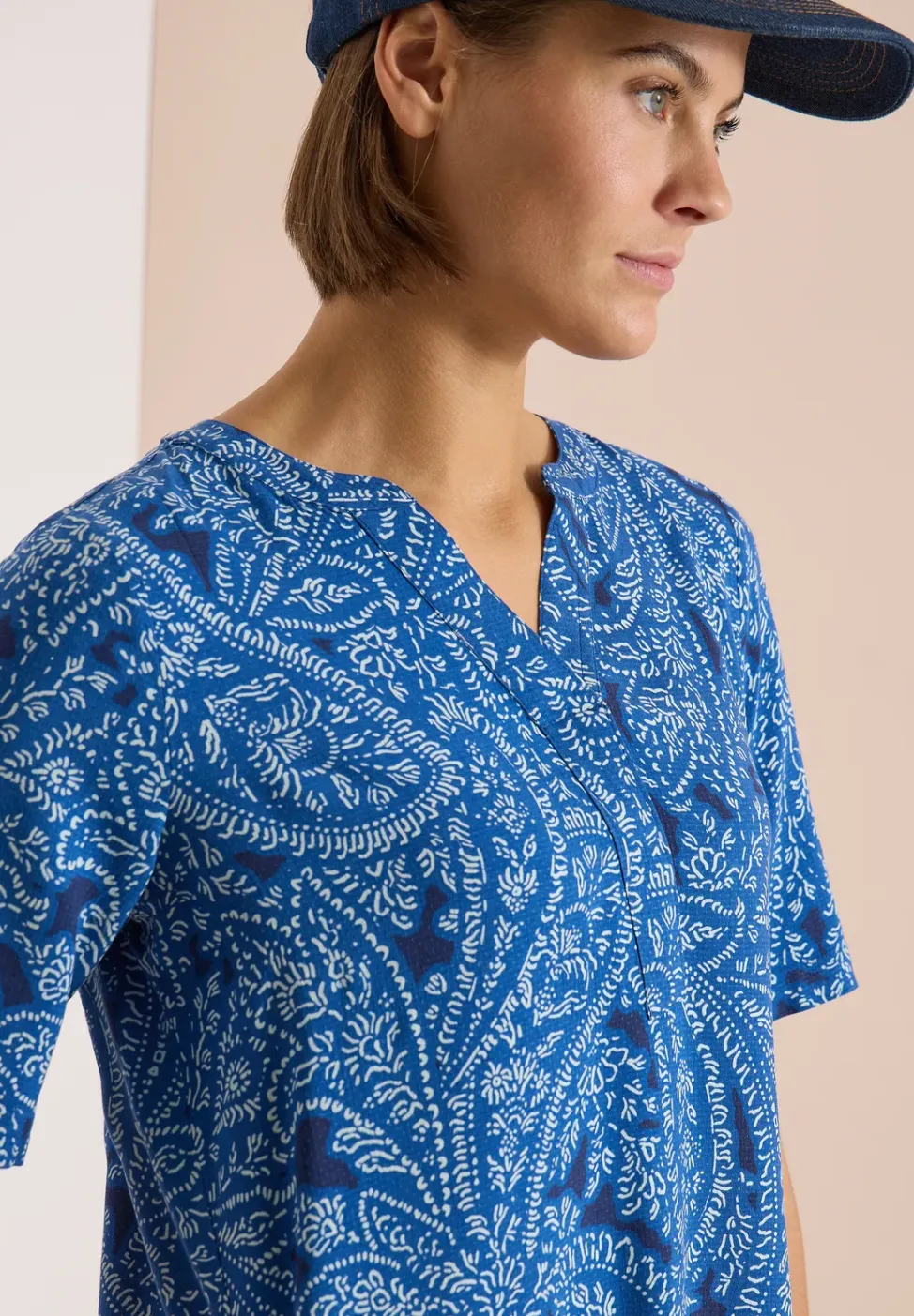 Robe midi imprimée paisley