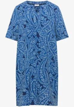 Robe midi imprimée paisley