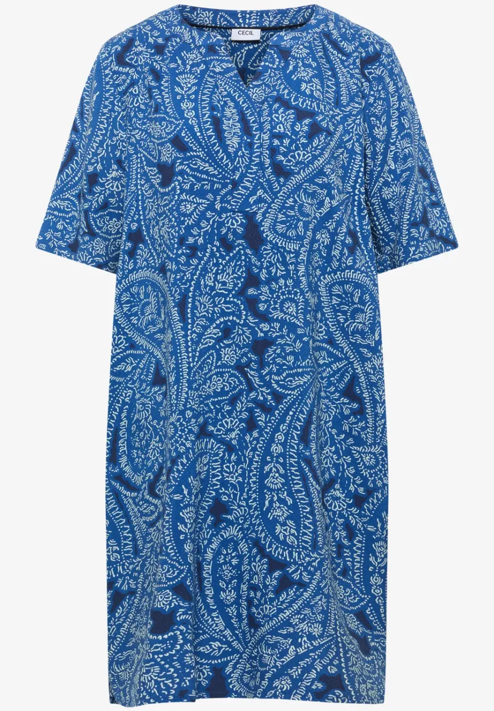 Robe midi imprimée paisley