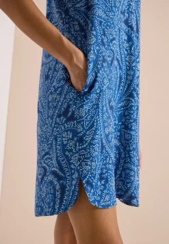 Robe midi imprimée paisley