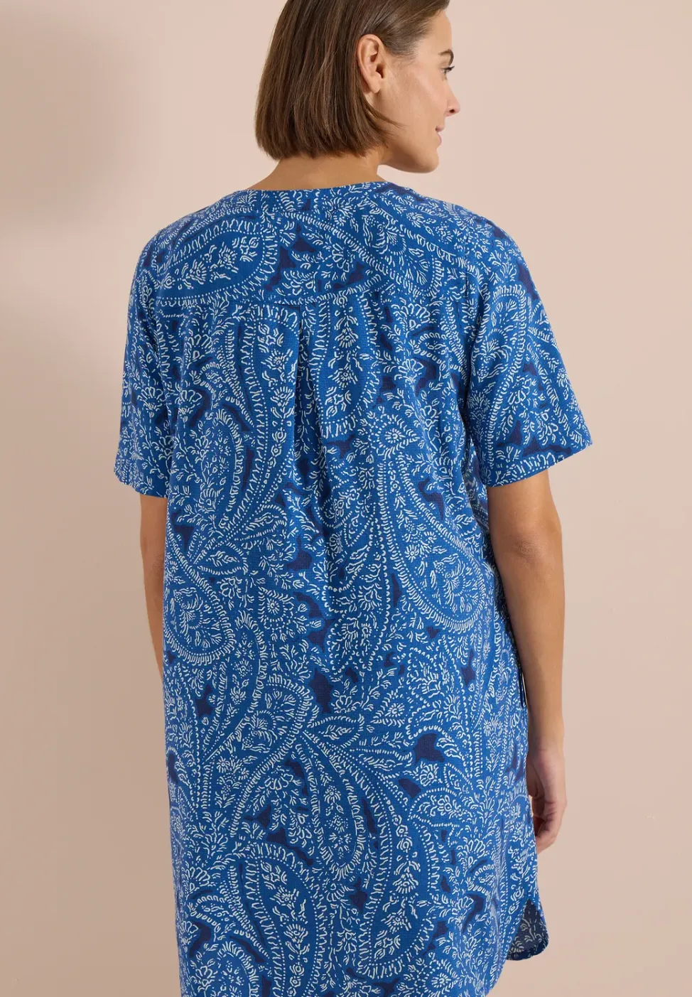 Robe midi imprimée paisley