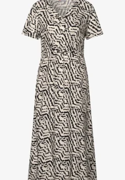 Robe midi à motifs
