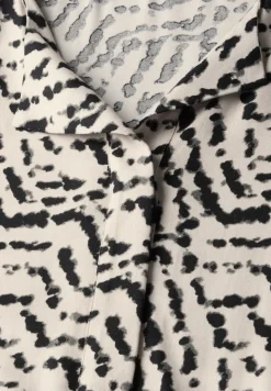 Robe midi à motifs
