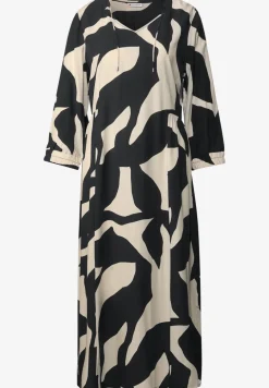 Robe midi à motifs