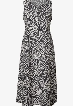 Robe midi à motifs