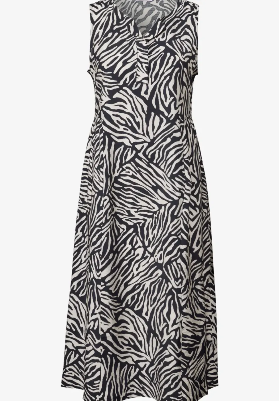 Robe midi à motifs