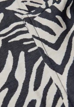 Robe midi à motifs